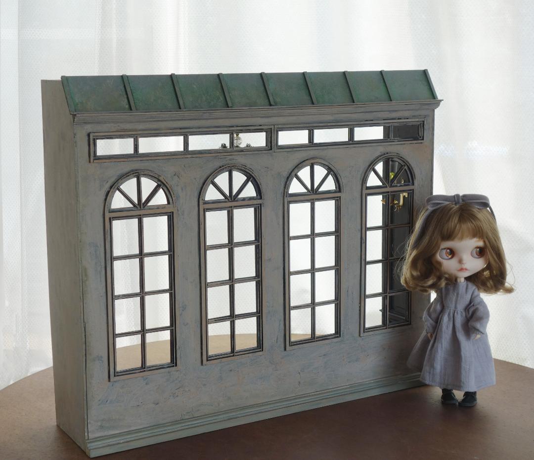 背景ボード 木製ドールハウスNo.3 ゴシック