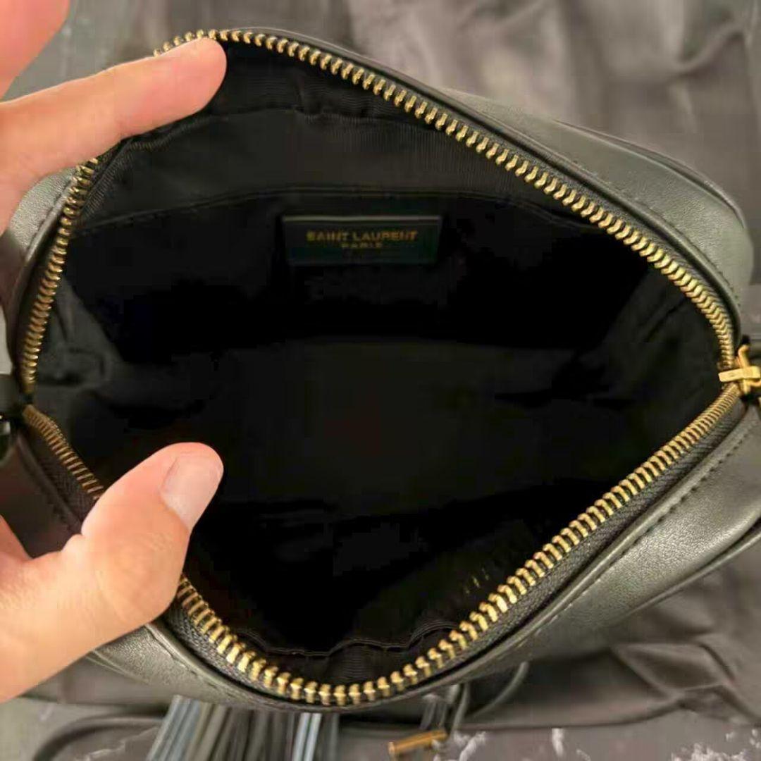 めたも@ Yves Saint Laurent ブラック ショルダーバッグ