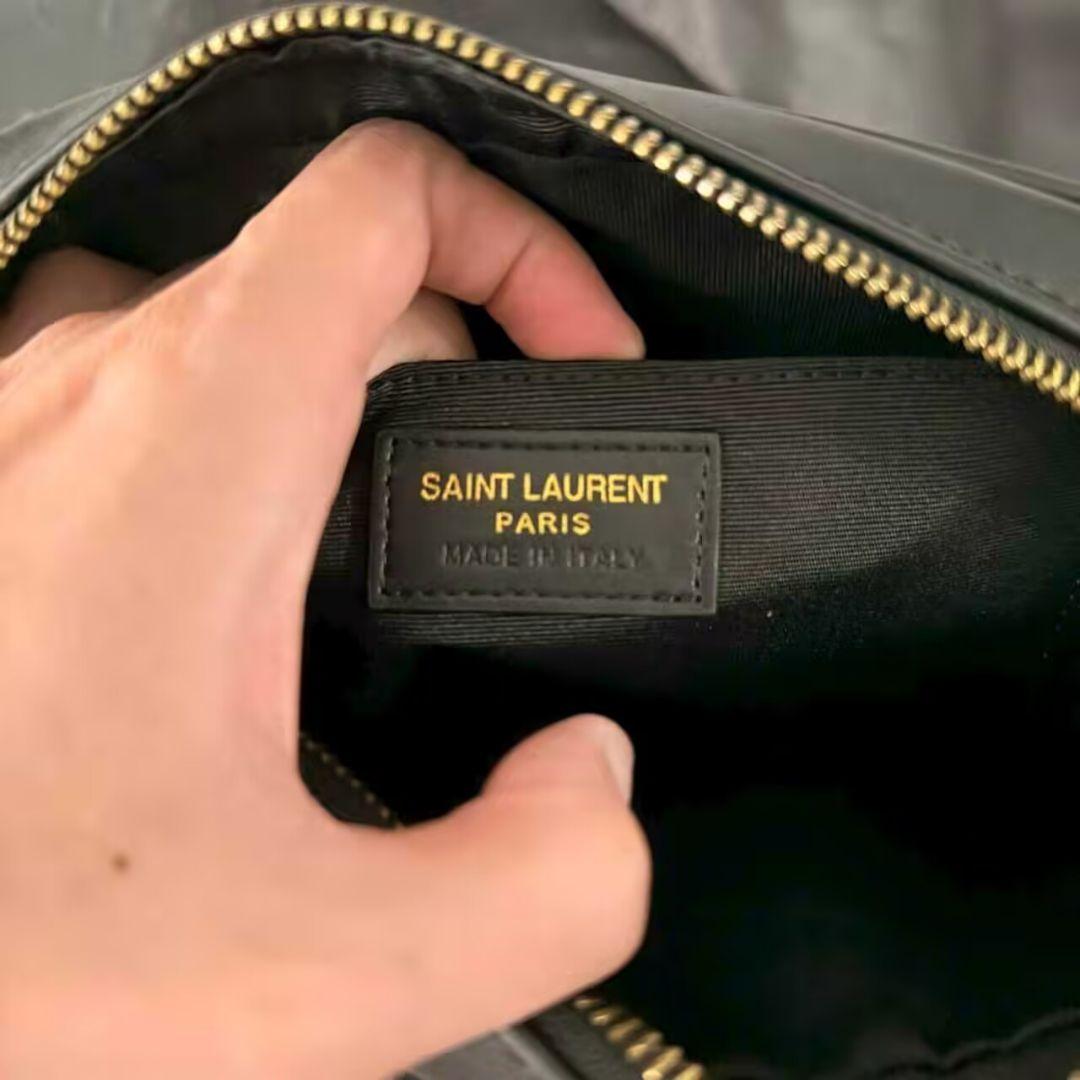 めたも@ Yves Saint Laurent ブラック ショルダーバッグ