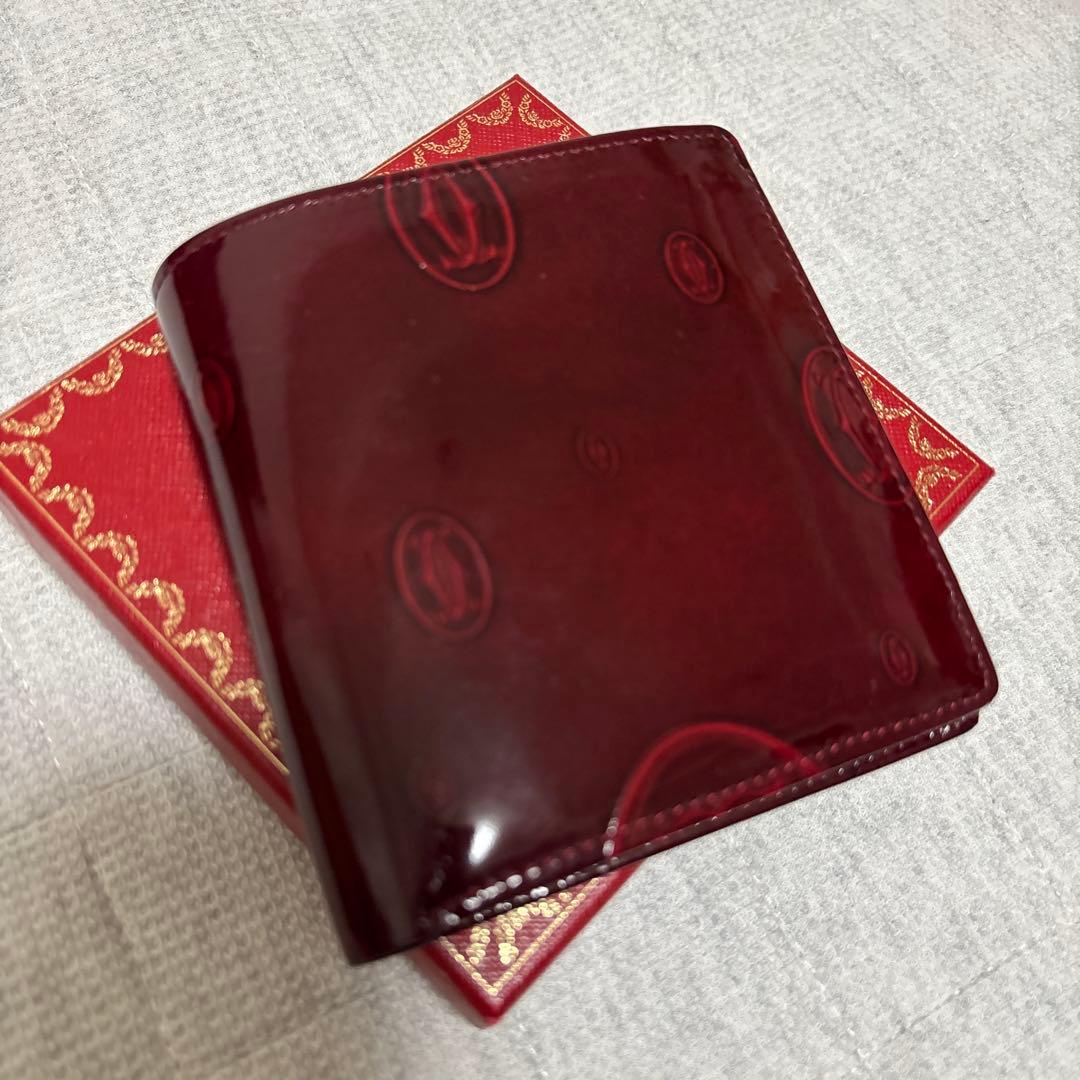 Cartier カルティエ ハッピーバースデー　二つ折り財布　美品