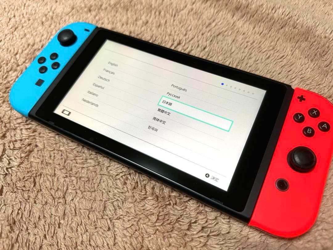 Nintendo Switch 本体 ネオンブルー/ネオンレッド※箱付き