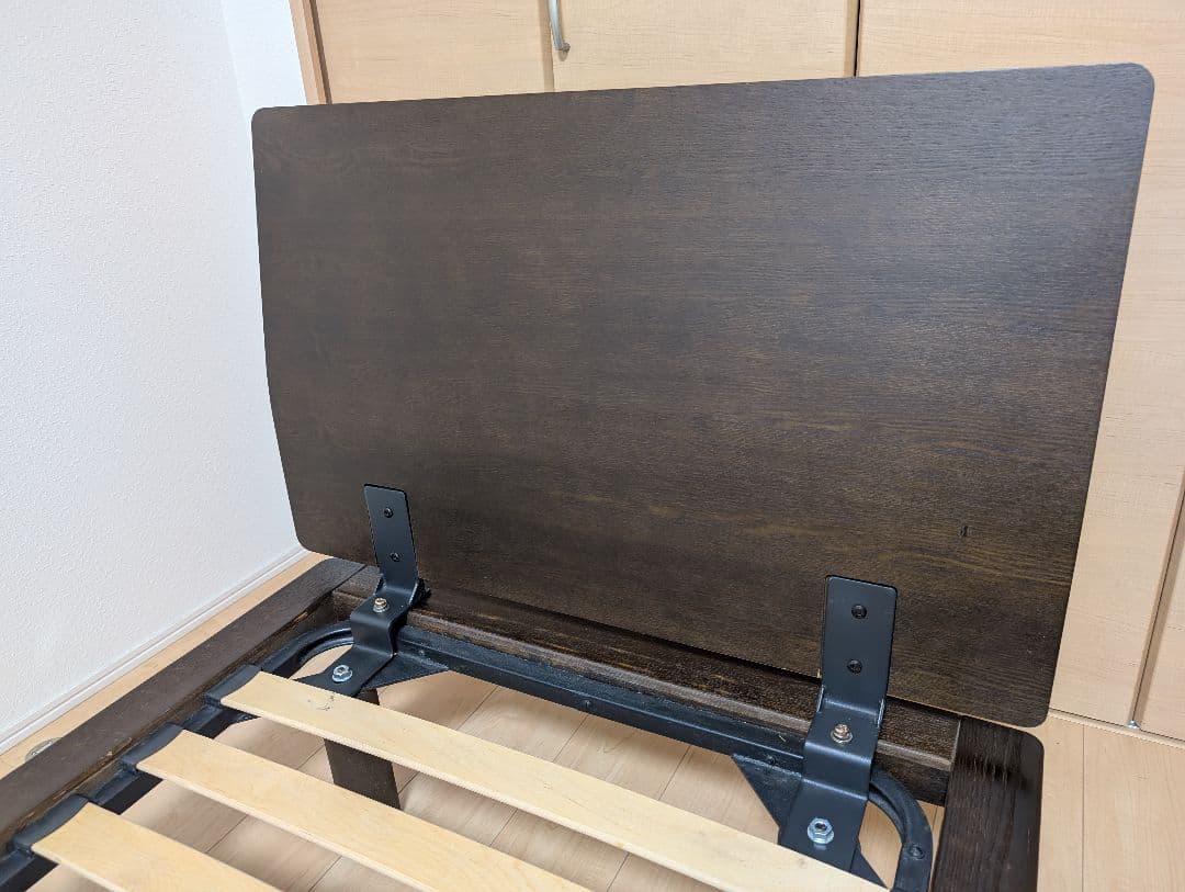 無印良品 ベッドフレーム セミシングル ヘッドボード付