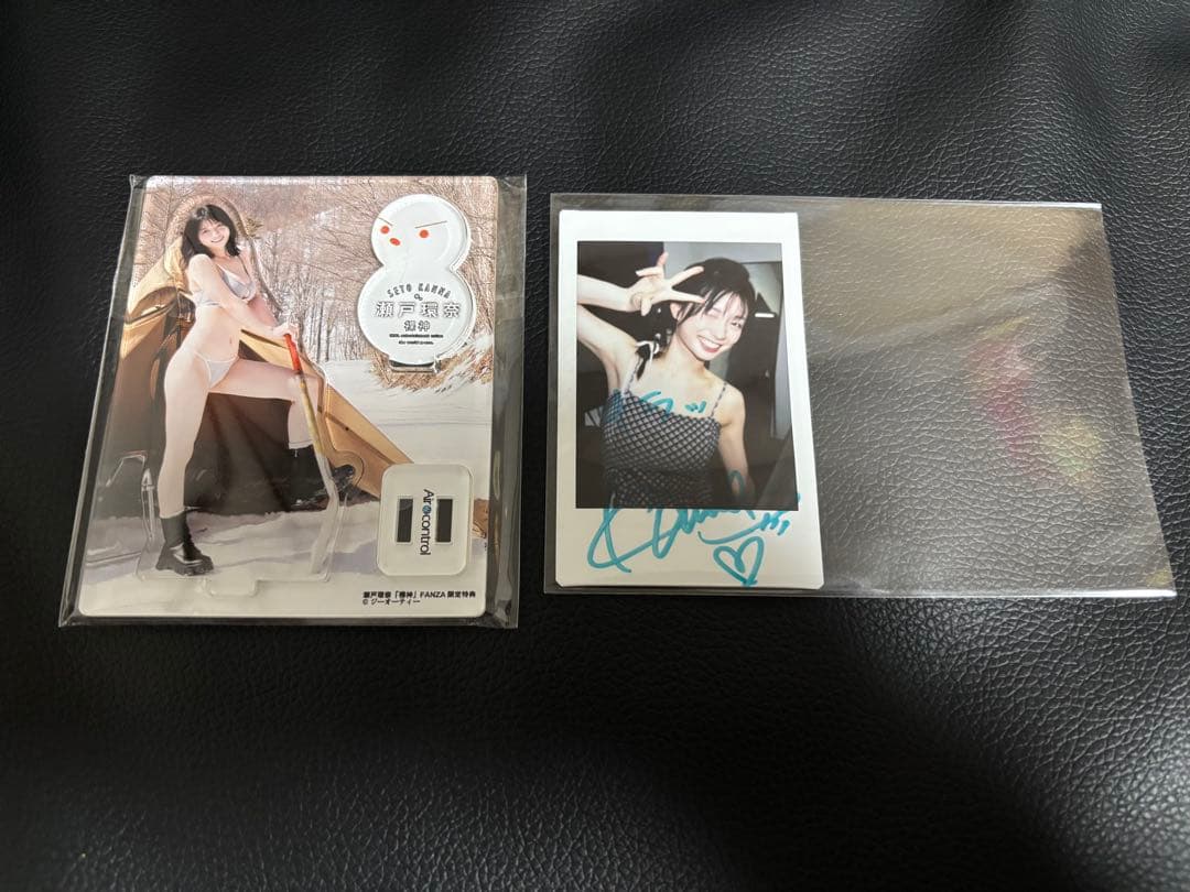 瀬戸環奈 直筆サイン入りチェキ アクリルスタンドセット