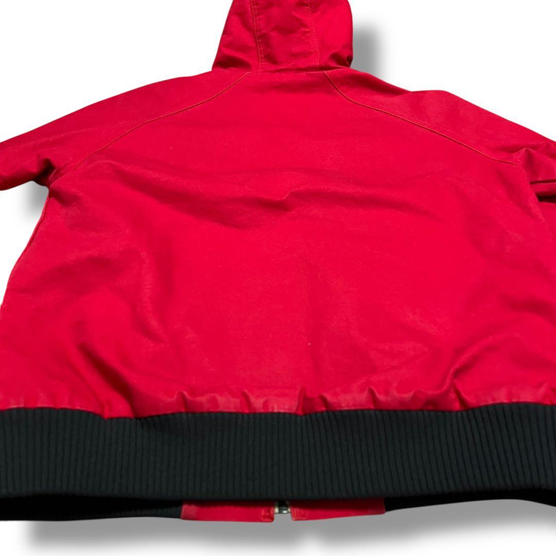 90s カーハート アクティブジャケット 赤 キルティングライナー