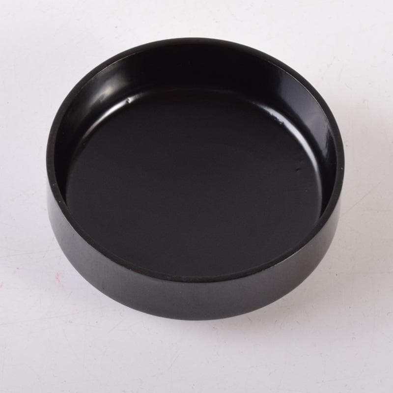 茶道具　山本春正作　黒漆　中棗　共箱　V　7220