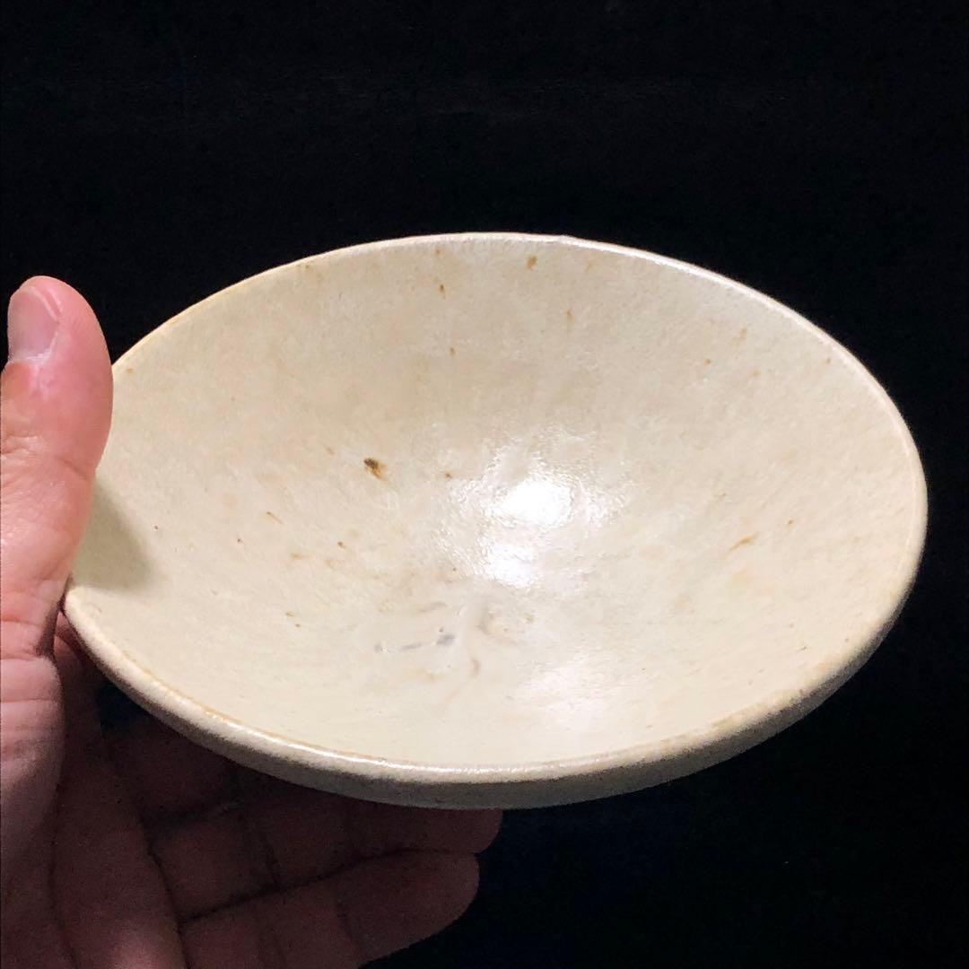 美しい古美術◾️蔵からクリームチーズケーキの様な美しい釉薬の抹茶