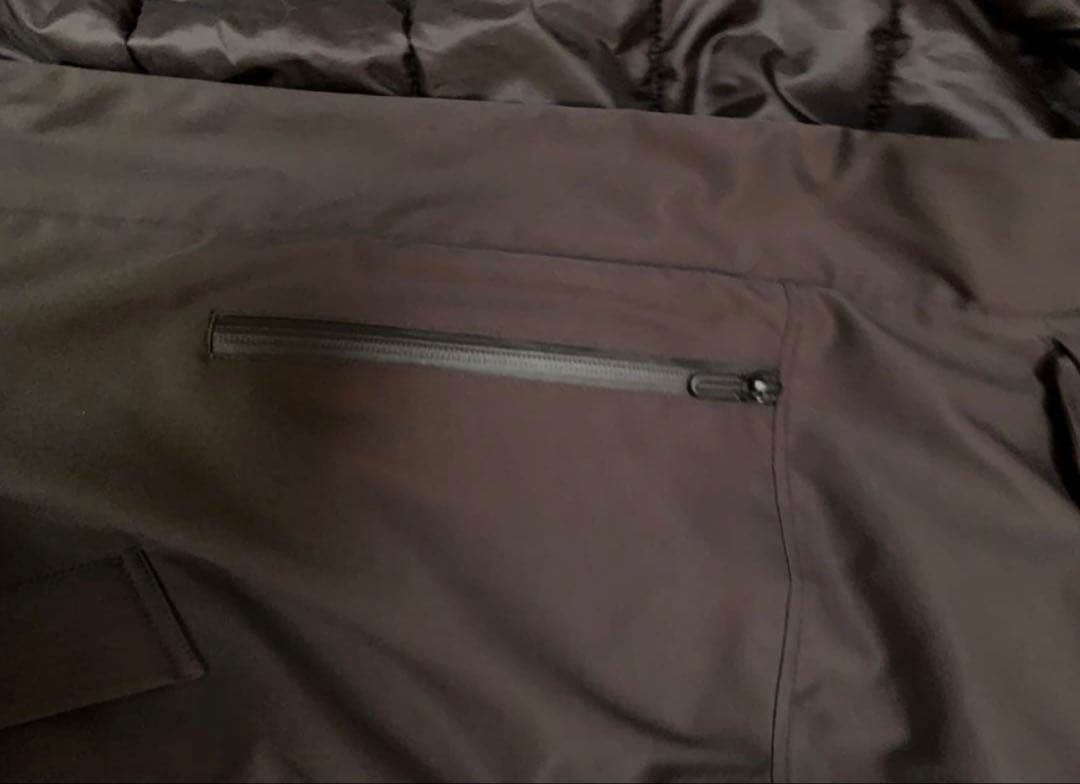 美品　WWS 洗えるウォームテックコート サイズM（チャコール）