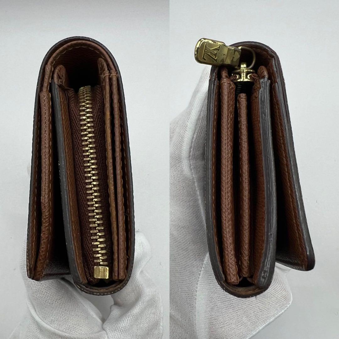 【極美品】ルイヴィトン ポルトモネビエ トレゾール 二つ折り財布 モノグラム