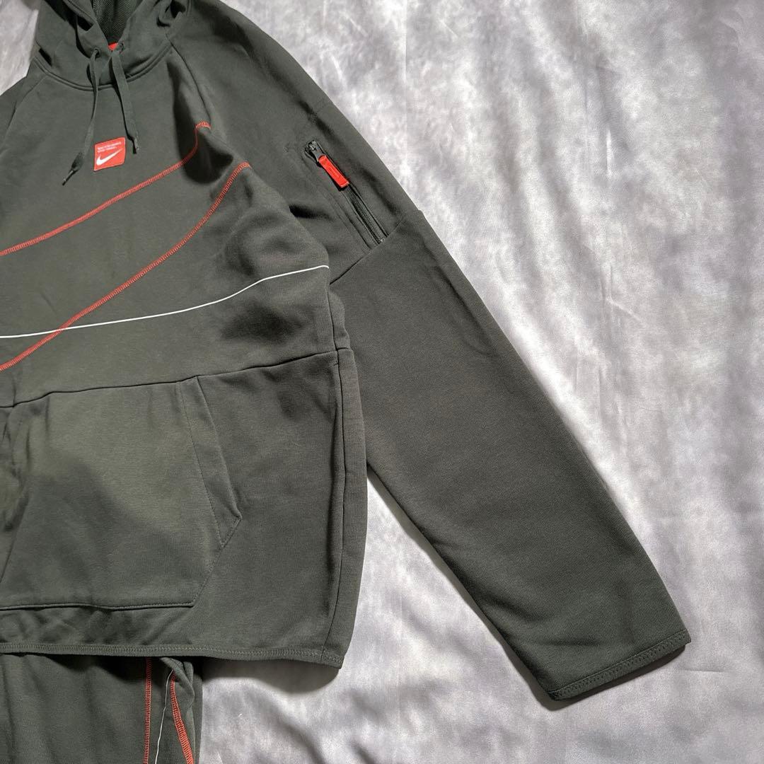 NIKE ナイキ　ジャージ　スウェット　上下セット オリーブグリーン　XLサイズ