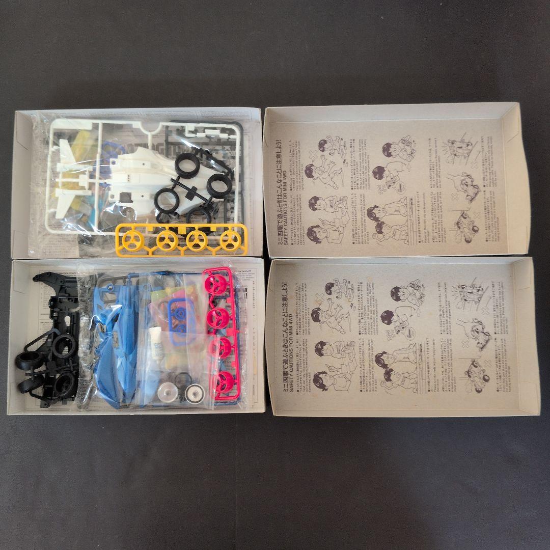 ミニ四駆 -7種　J-CUP限定品含む　当時物　箱絵付　こした作品セット