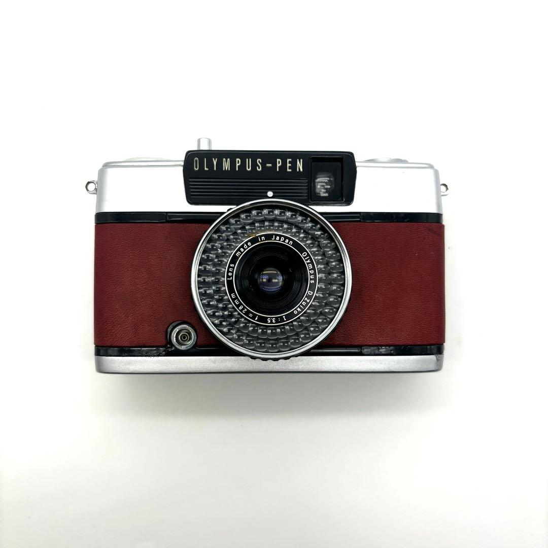 整備済・完動品】 OLYMPUS PEN EE-3 ボルドー
