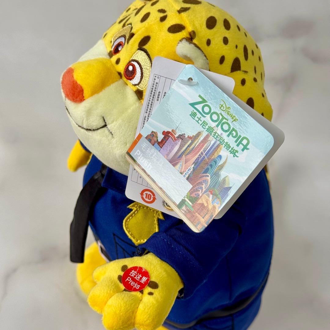 ズートピア　クロウハウザー　ぬいぐるみ　ダンシング　上海ディズニー