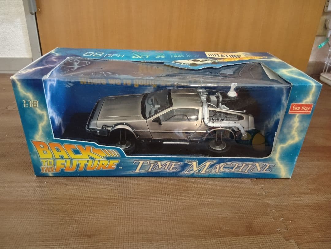 未開封　バックトゥザフューチャー　デロリアン　サンスター
