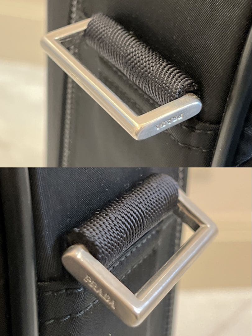 PRADA ビジネスバッグ 2way ショルダーバッグ ブラック ナイロン