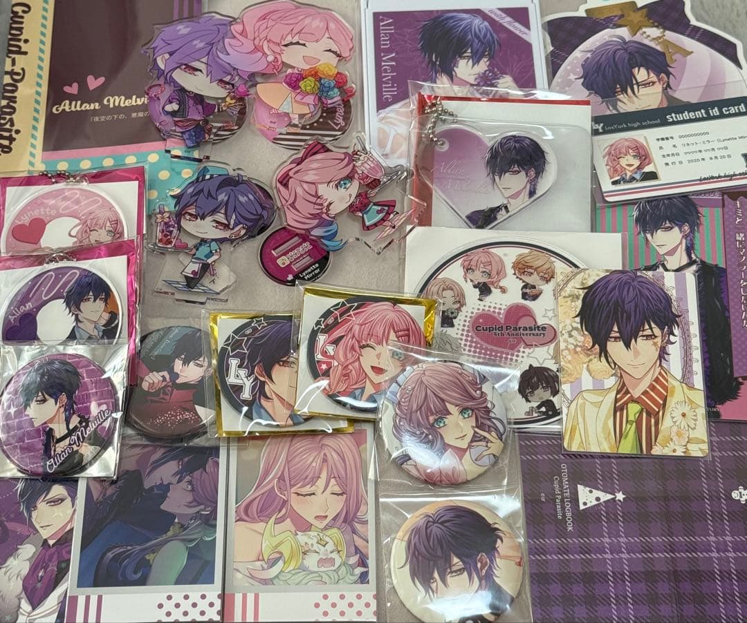 キュピパラ キューピット・パラサイト 5周年 アクリルスタンド