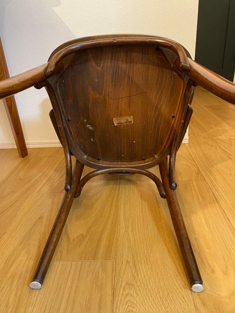 木製ヴィンテージチェア ストライプ