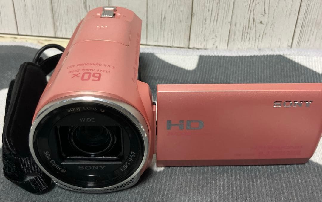 【SONY】HDR-CX670 ピンク ビデオカメラ　2015年製