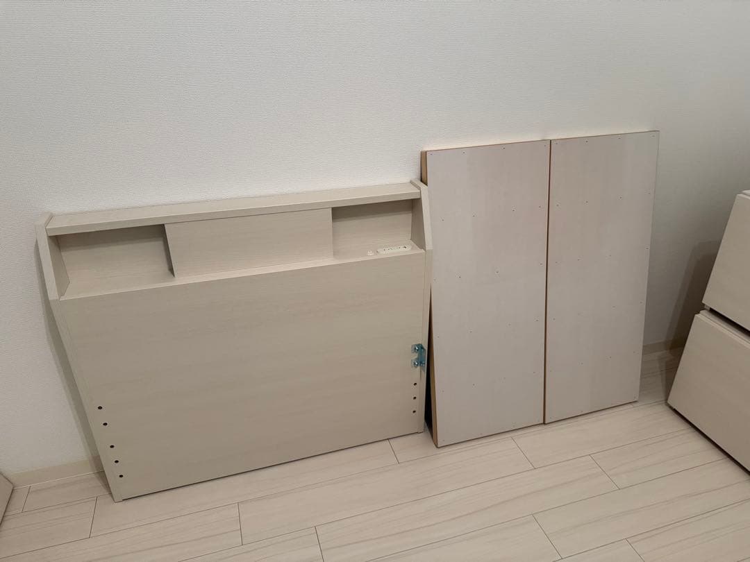 ニトリ シングルベッドフレーム アザン3 チェスト40J/WW マットレス付き