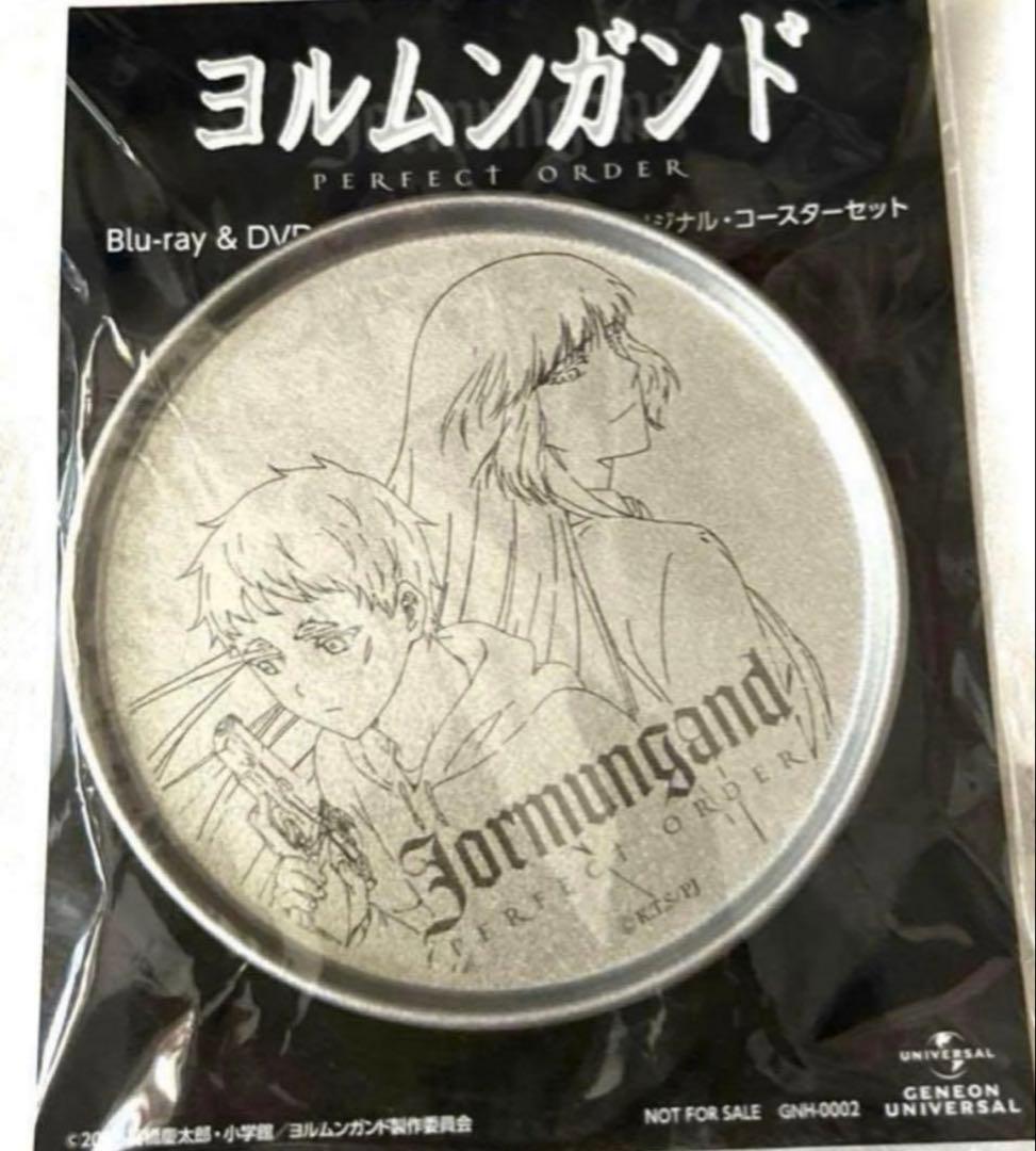 ヨルムンガンド 高橋慶太郎　　ヨナ　ココ　レイム　バルメ　缶コースター　セット ヨルムンガンド 高橋慶太郎 ヨナ ココ レイム バルメ 缶コースター