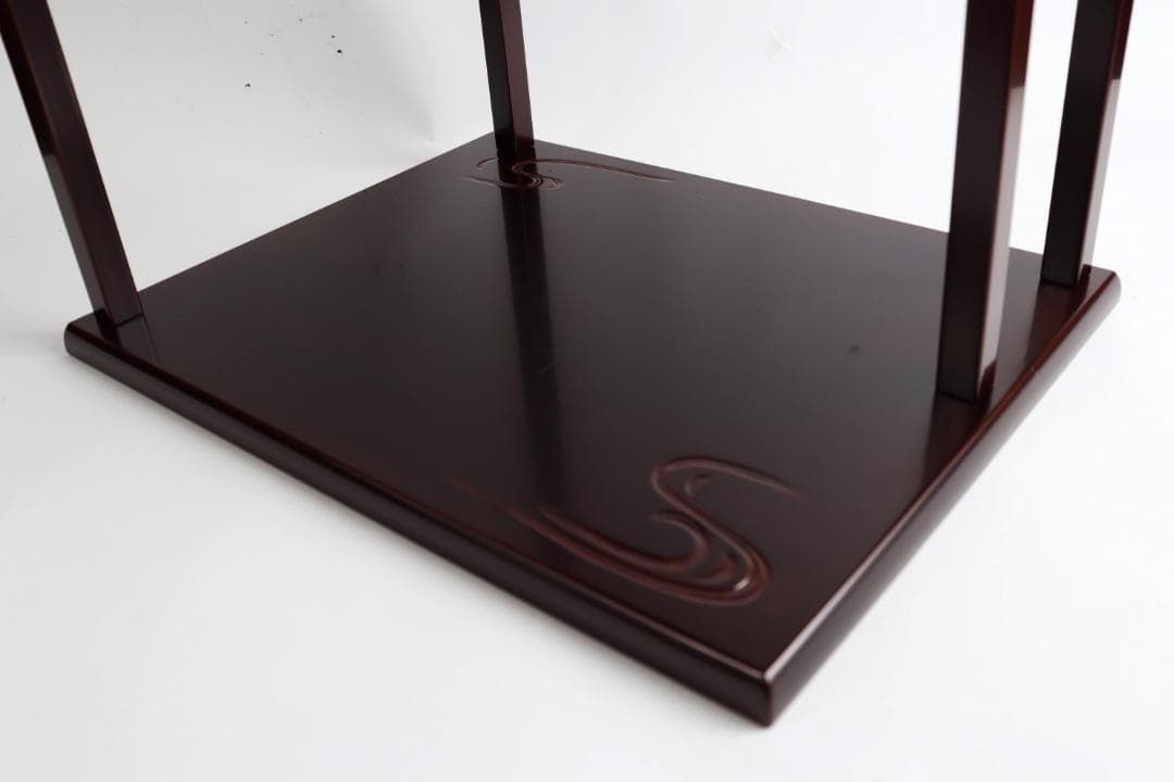 茶道具 鵬雲斎好 山雲棚 川瀬表完 共箱 棚 茶だな