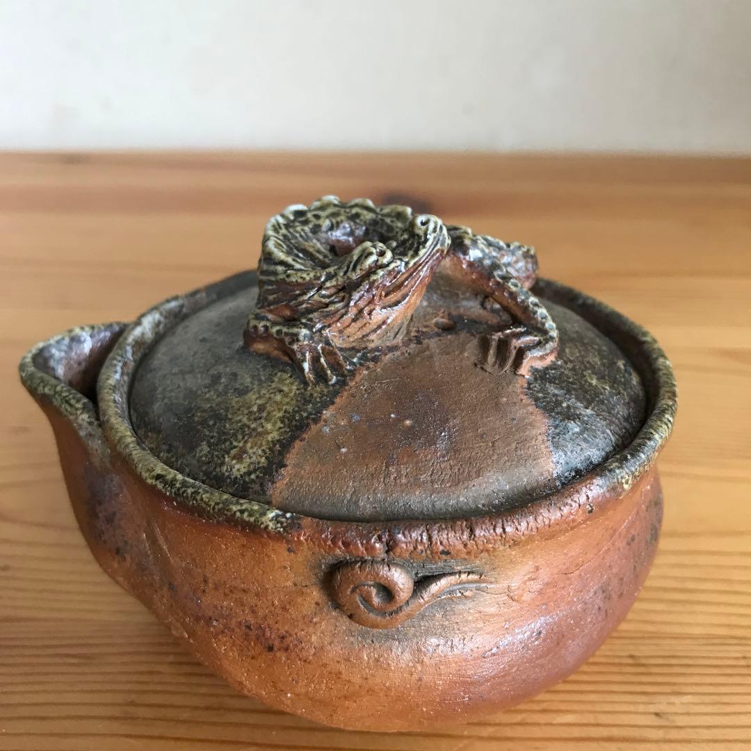 【本日２０時まで値下げ】備前焼　十七代玉舟　宝瓶