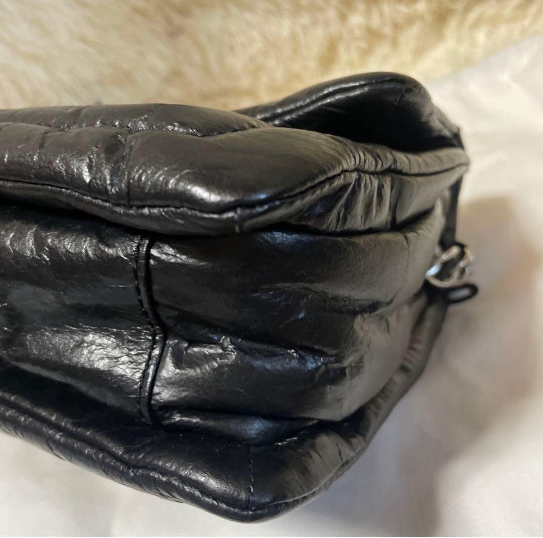 美品　マークジェイコブス　ピロー　ショルダーバッグ　チェーン　ブラック