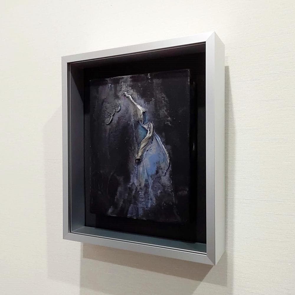 内野隆文抽象画F0号絵画キャンバスアクリル現代美術額縁