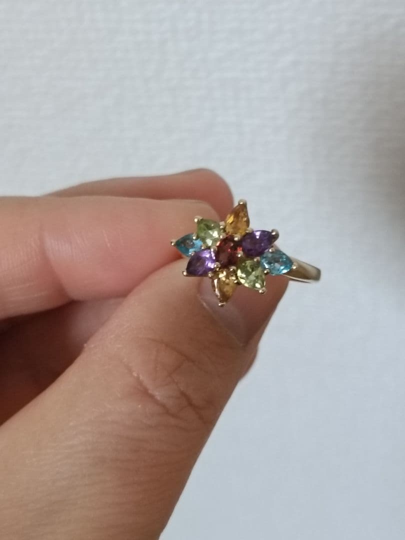 10K CID マルチカラー　フラワーリング　10K