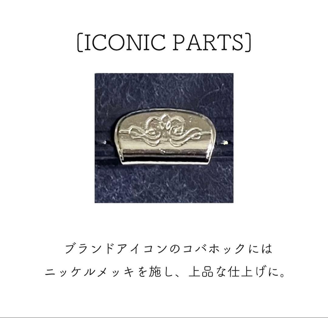 池之端銀革店プエブロレザーコンパクトウォレット　midnight