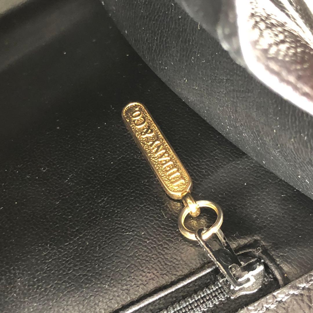 【美品】Tiffany ティファニー　レザー　ショルダーバッグ　ハンドバッグ