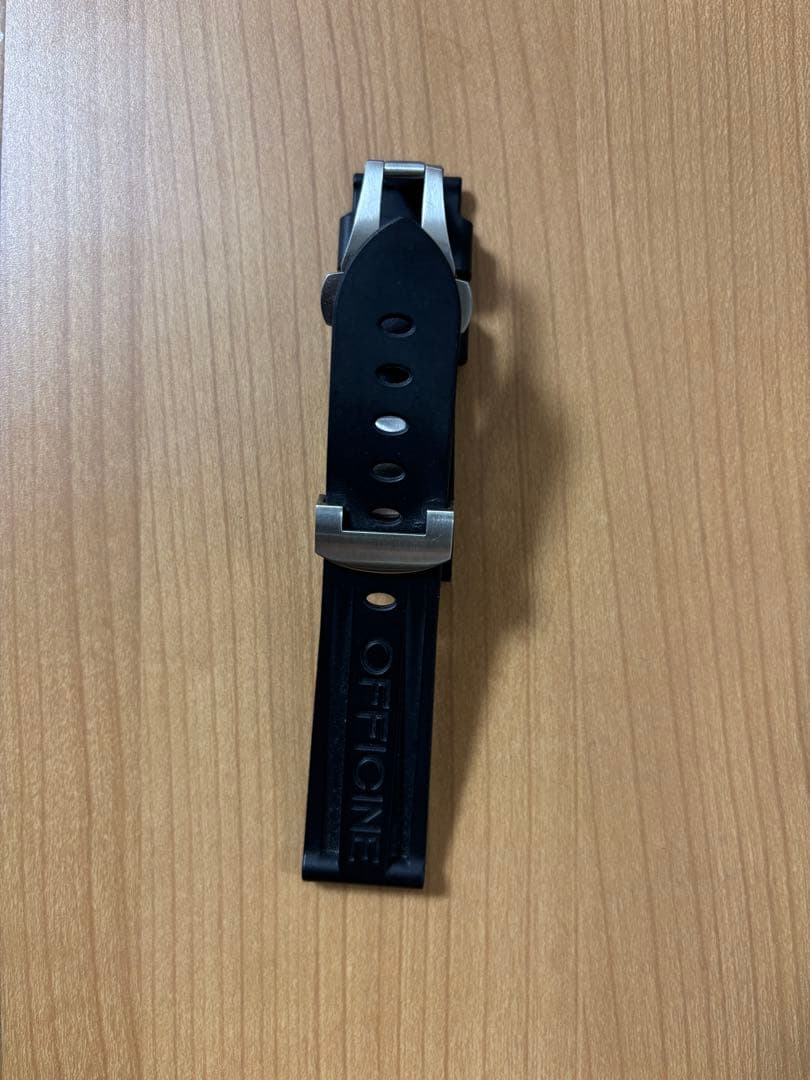 PANERAI 純正ラバーベルト　ブラック　ラグ幅22mm