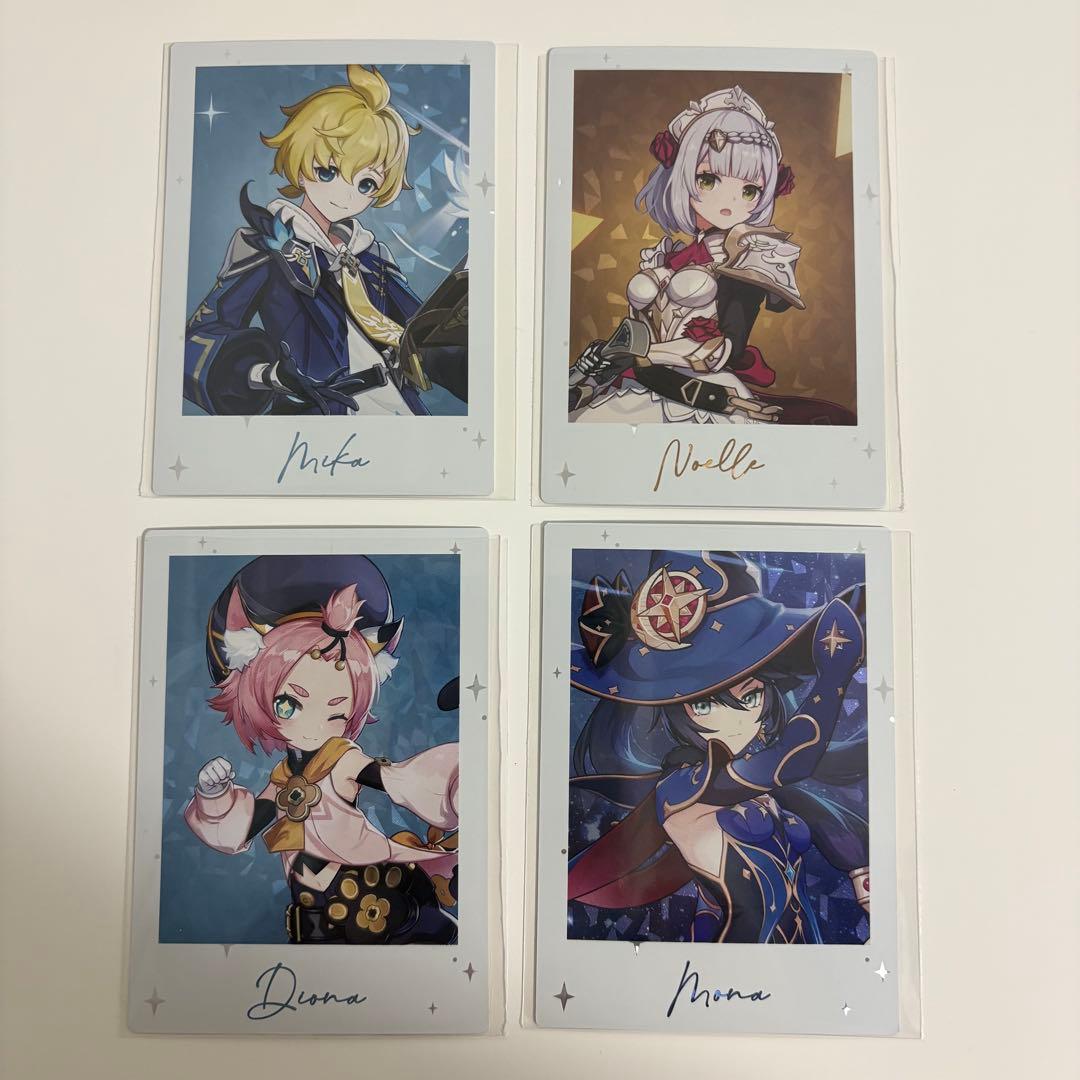 原神 原神fes チェキ 4点セット - メルカリ