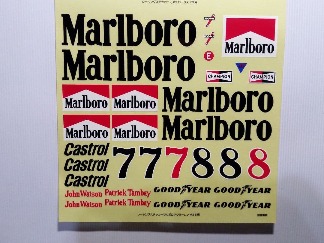 RC　タミヤ　レーシング　ステッカーセット　スペアパーツ