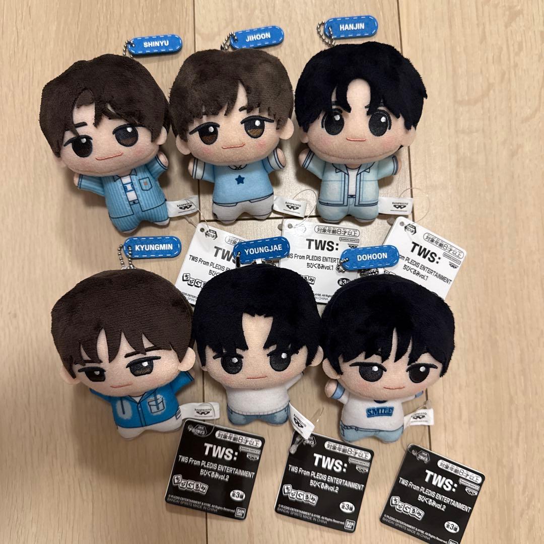 TWS トゥアス ちびぐるみ 6種セット ナムコ限定 コンプリート コンプ