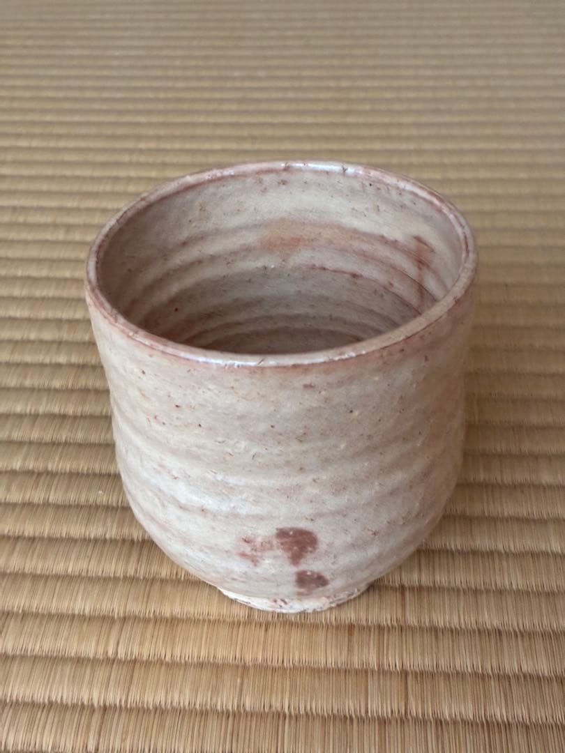 茶道具『大野瑞峰作 萩焼 筒茶碗』