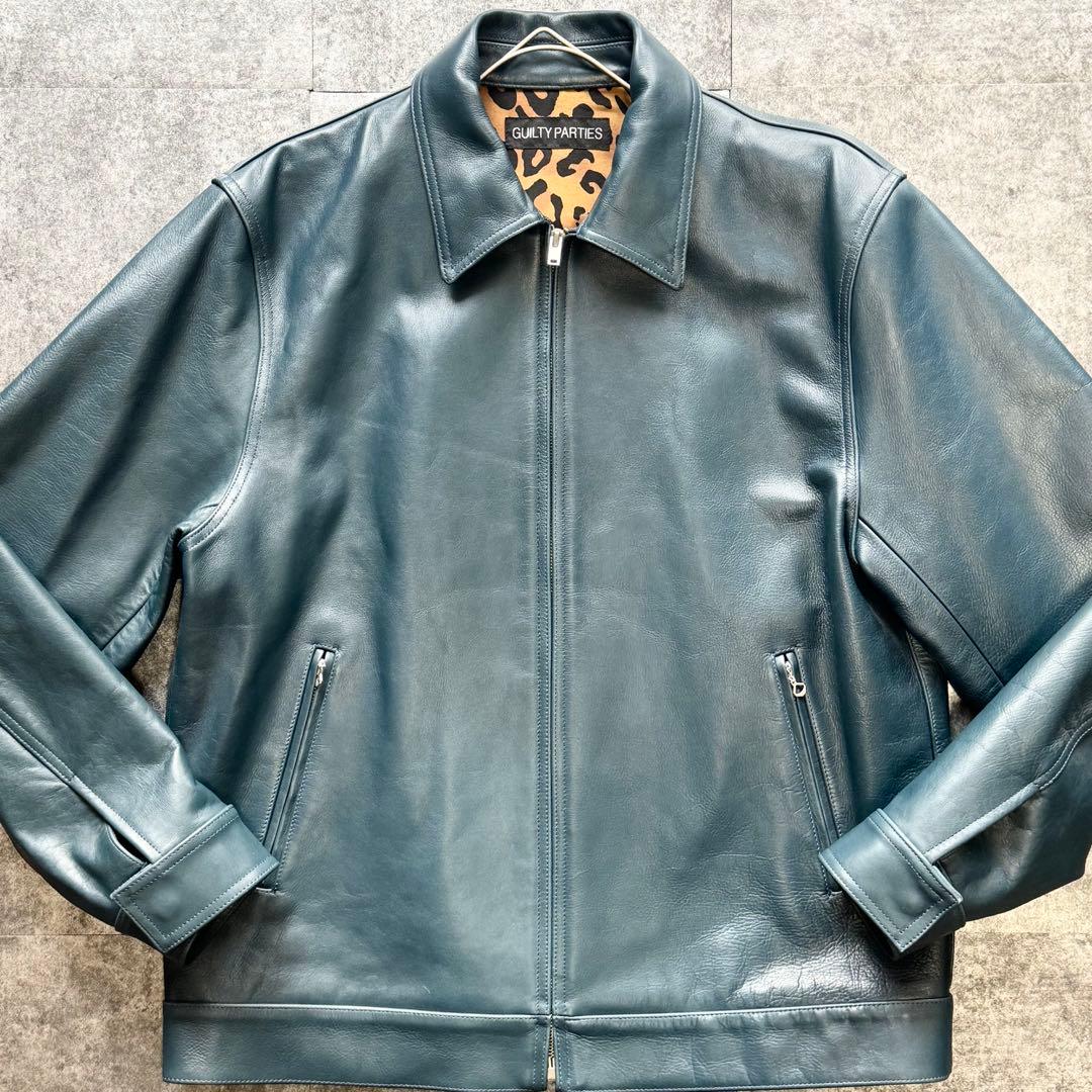 未使用級】WACKOMARIA 牛革レザージャケット シングルライダース L