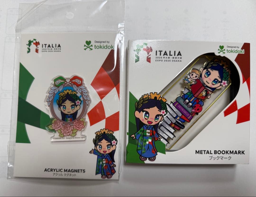 大阪関西万博 イタリアちゃん ブックマーク&マグネット イタリア