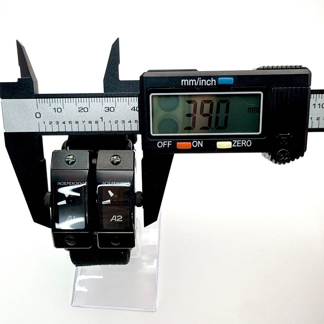 稼働品✨ CITIZEN インディペンデント デュアルタイム ツインディスプレイ