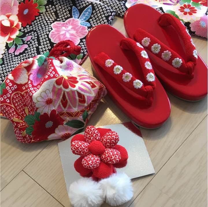 ✨美品✨ 七五三 正絹 3歳被布10点セット