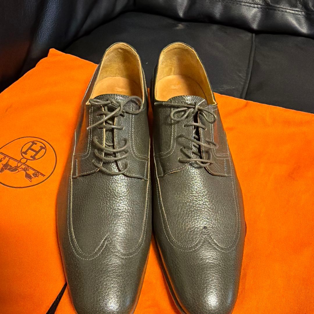 エルメス　HERMES 高級ウイングチップ　サイズ41.5 美品