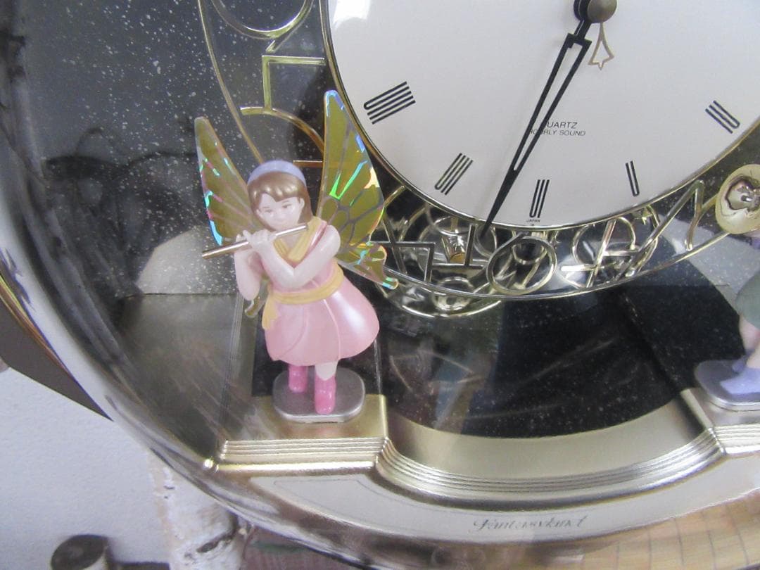 d*3様 リズム時計 1992年　43cmドーム型特大からくり時計　日本製　 4