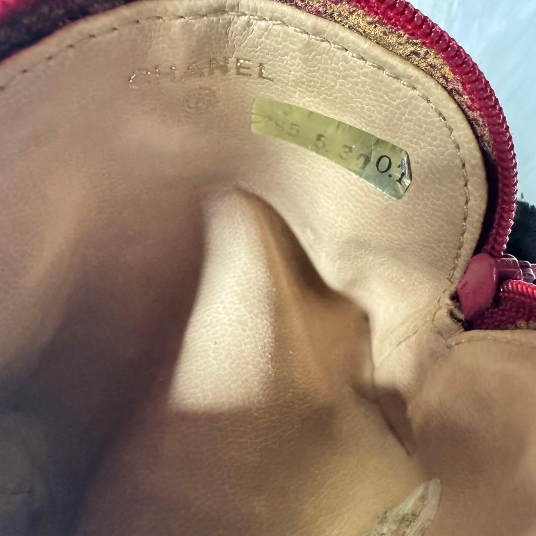 CHANEL シャネル　ケース　ポーチ　レザー　ブラック　黒　ビンテージ