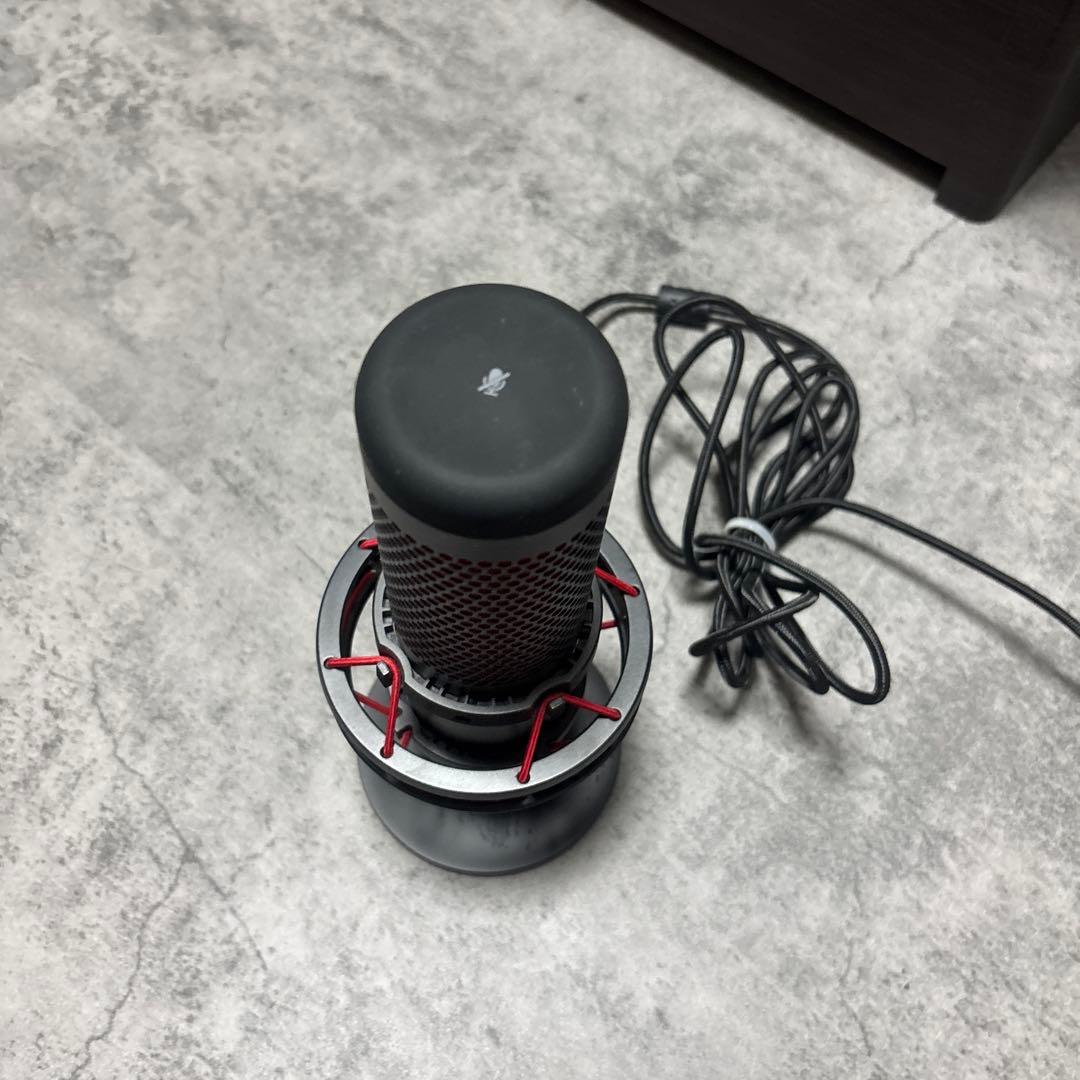 HyperX ダイナミックマイク 黒と赤