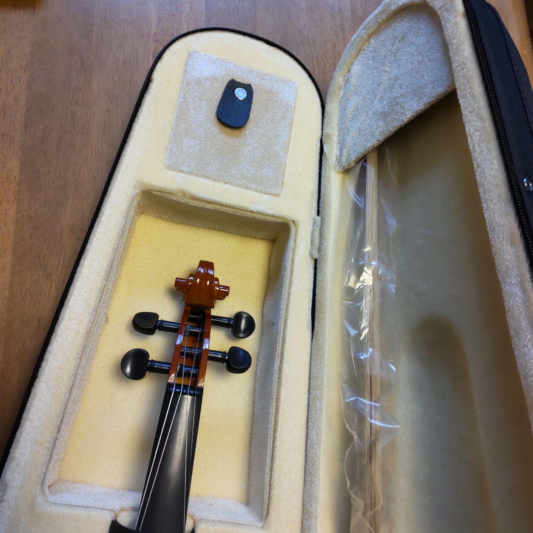 バイオリン本体 4/4 (GIORNO) オレンジ色 ケース付き