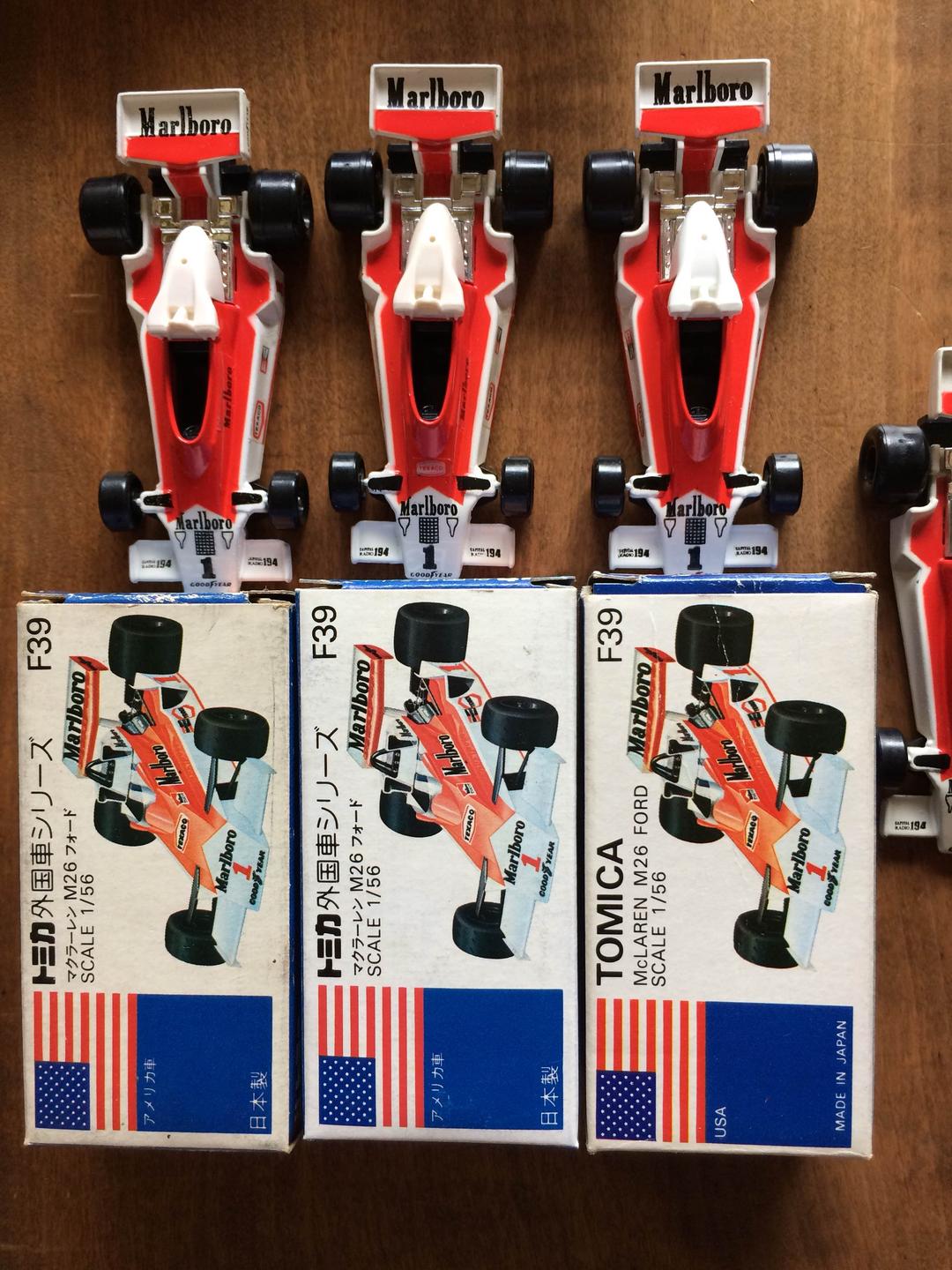 『お宝年代物トミカ‼︎マクラーレン M26 FORD 3台セット（未使用品）』