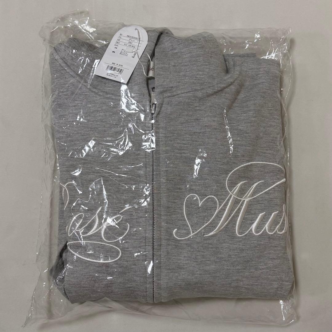 ロゼミューズ Logo 3d embroidery hoodie