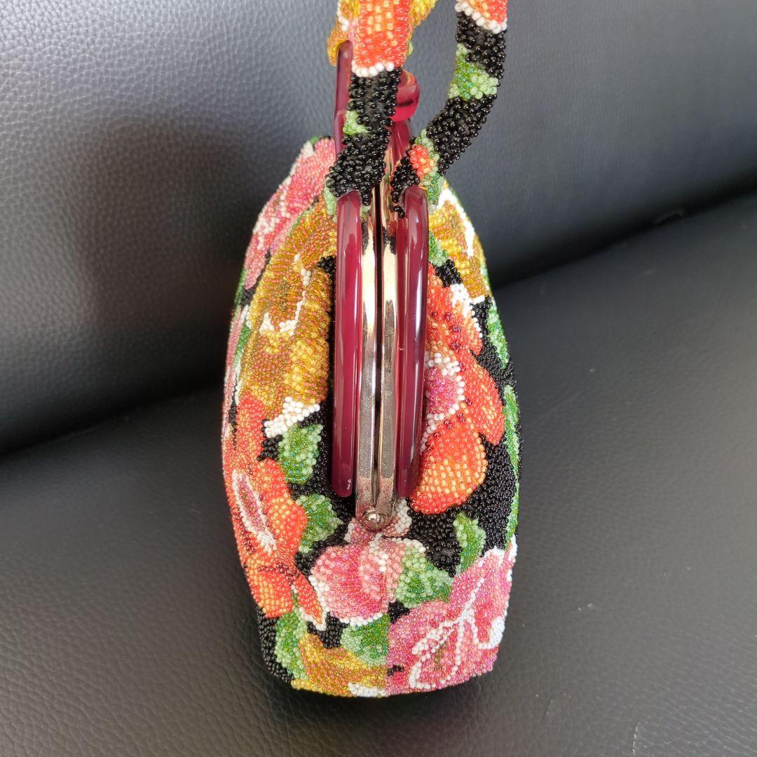 総ビーズバッグ 総ビーズ パーティーバッグ 和装洋装