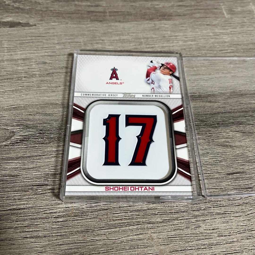 大谷翔平 2022 トップス メダリオンカード ジャージナンバー Topps