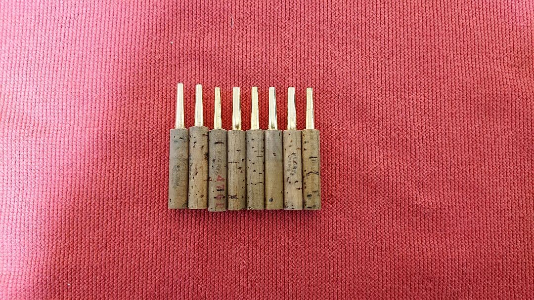 オーボエ チューブ ロレー 金メッキ 47ミリ 23本セット