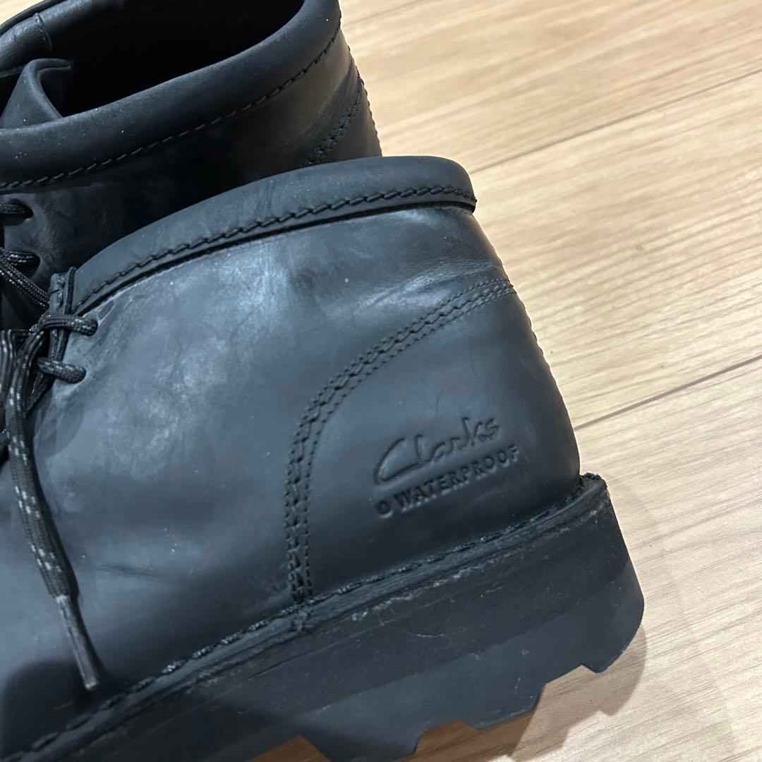 クラークス　15522 ワラビー　ウォータープルーフ　ブラック